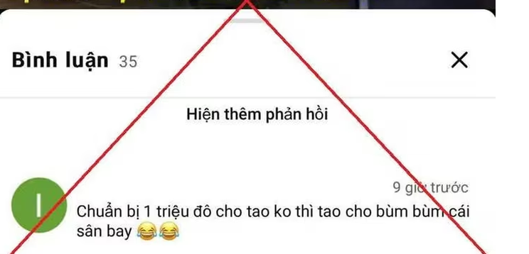 Công an lam việc với thanh niên đe dọa an ninh sân bay Quốc tế Long Thành trên không gian mạng