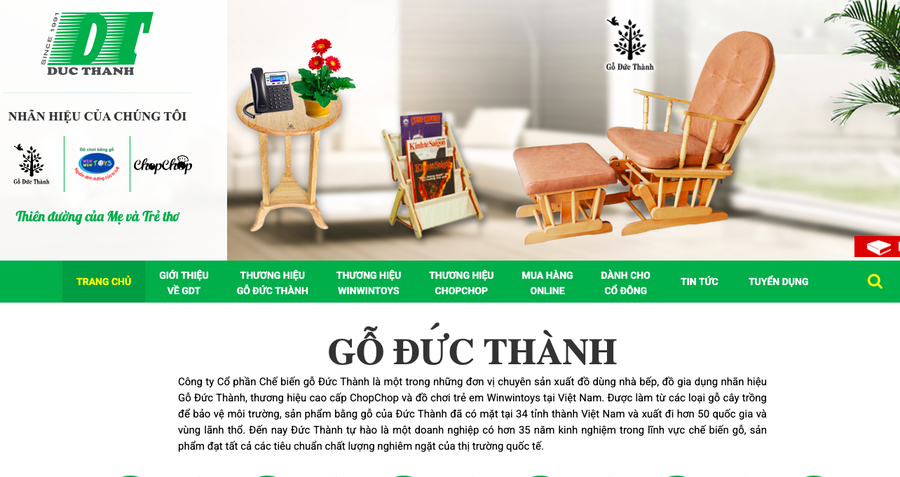 Gỗ Đức Thành (GDT) bị phạt hơn 1-1 tỷ đồng vì khai sai thuế suất