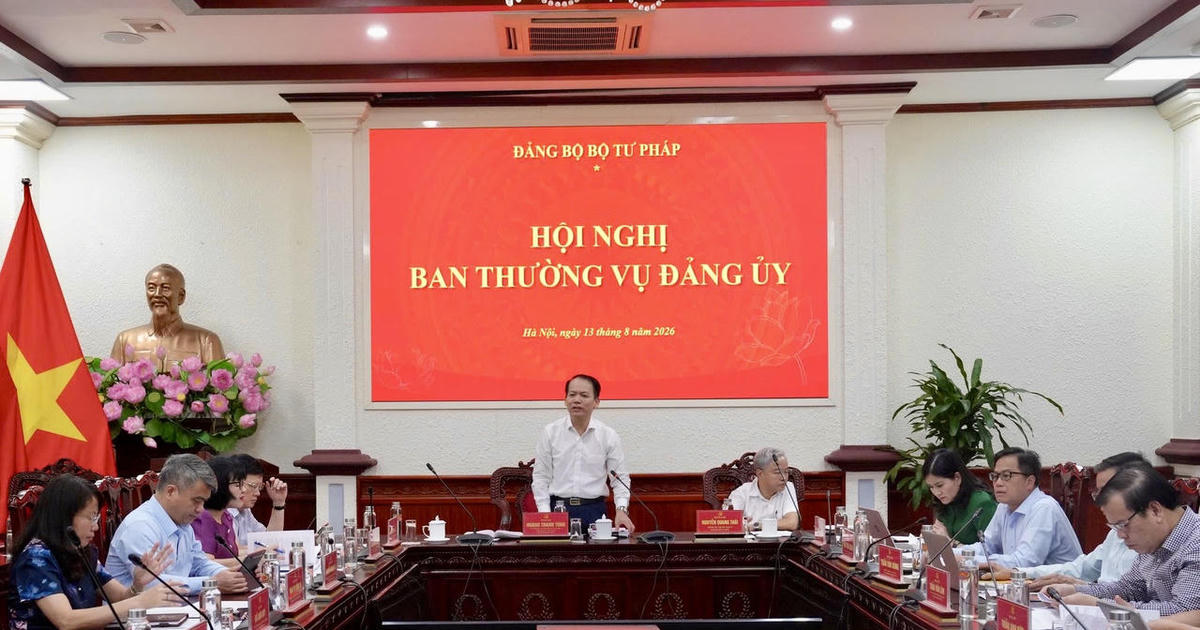 Ban Thường vụ Đảng ủy Bộ Tư pháp tập trung lãnh đạo, chỉ đạo các nhiệm vụ trọng tâm