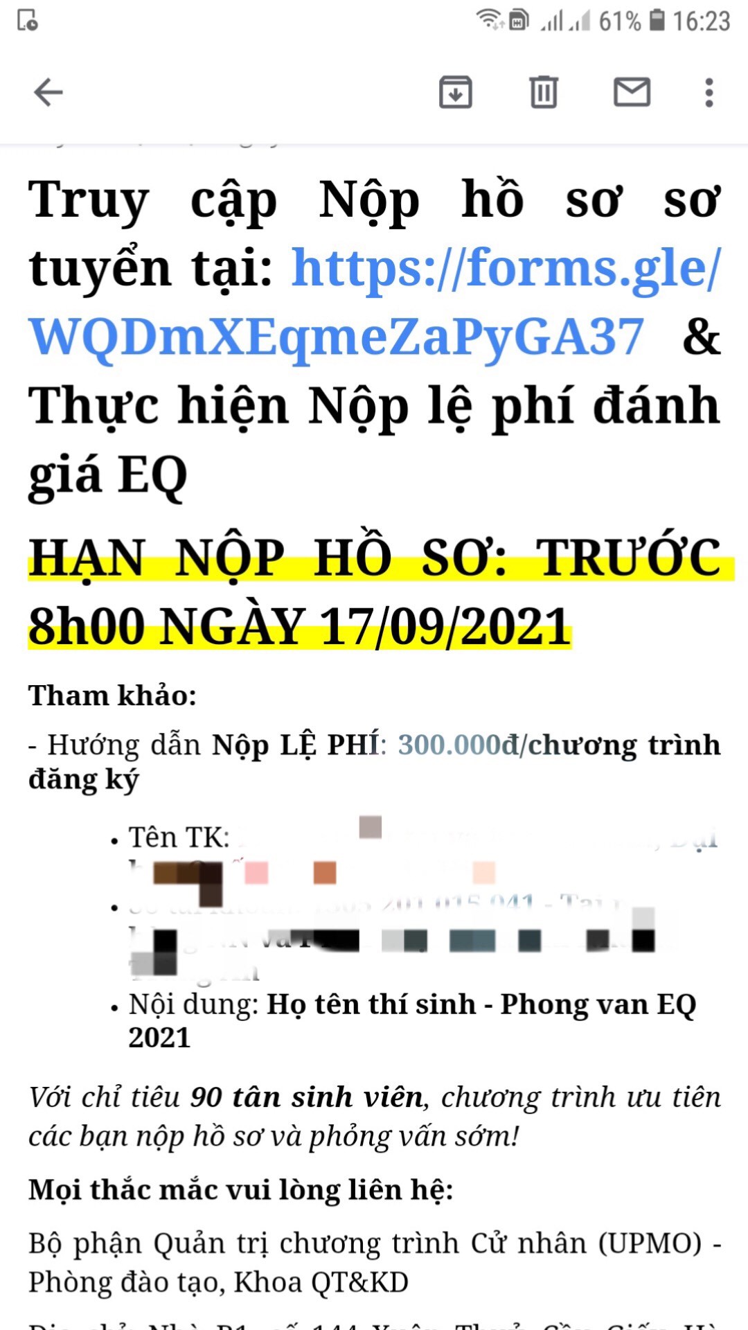 Cảnh giác trước thủ đoạn mạo danh trường đại học để lừa đảo