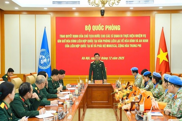 Lần đầu tiên Việt Nam có nữ sĩ quan trúng tuyển vào vị trí của Văn phòng Liên Hợp quốc