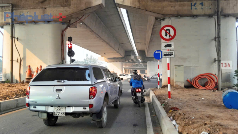 Mở đường tránh dưới gầm cầu Thanh Trì, cửa ngõ phía Nam giảm ùn tắc