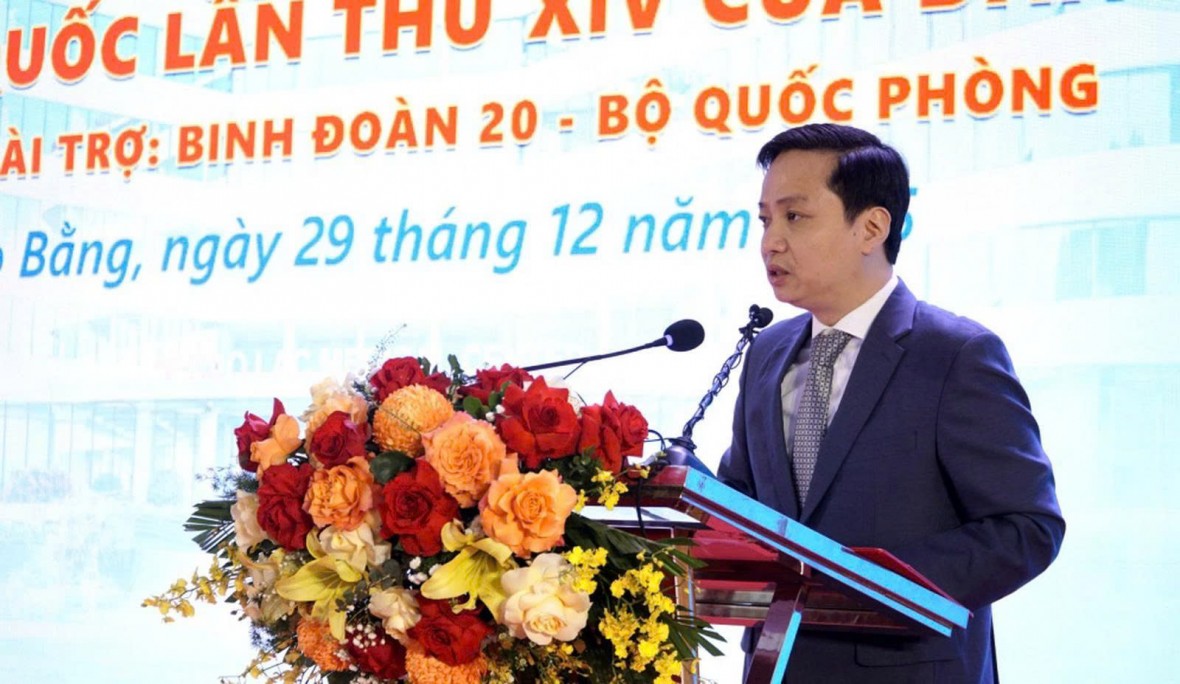 Bộ trưởng Quốc phòng Phan Văn Giang dự Lễ khởi công Trung tâm Y tế Bảo Lạc (Cao Bằng)
