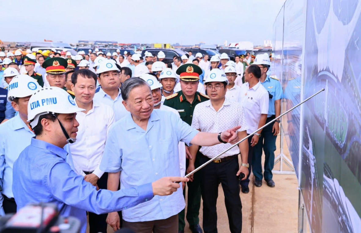 Xuân trên đại công trường Sân bay Long Thành