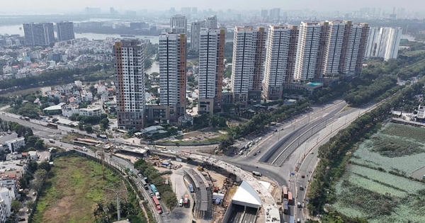 Nhánh cầu mới tại nút giao An Phú sắp thông xe, giảm tải cửa ngõ cảng Cát Lái