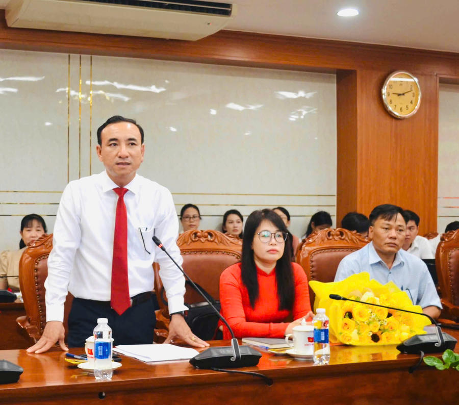 Ông Nguyễn Xuân Cường giữ chức Bí thư Đảng ủy phường Dầu Giây