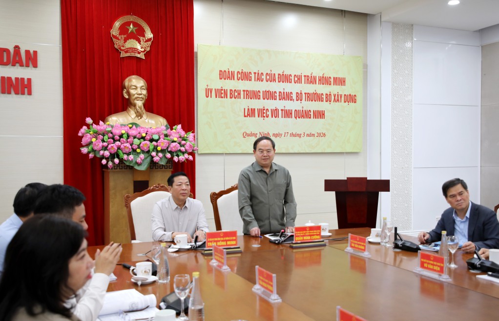 Bộ Xây dựng ủng hộ Quảng Ninh thúc đẩy đô thị loại I, hạ tầng trọng điểm