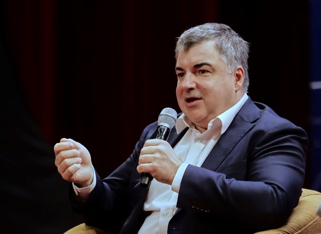 GS. Novoselov - một trong những th&agrave;nh vi&ecirc;n tham gia Hội đồng Giải thưởng VinFuture từ m&ugrave;a đầu ti&ecirc;n. Ảnh: VFP