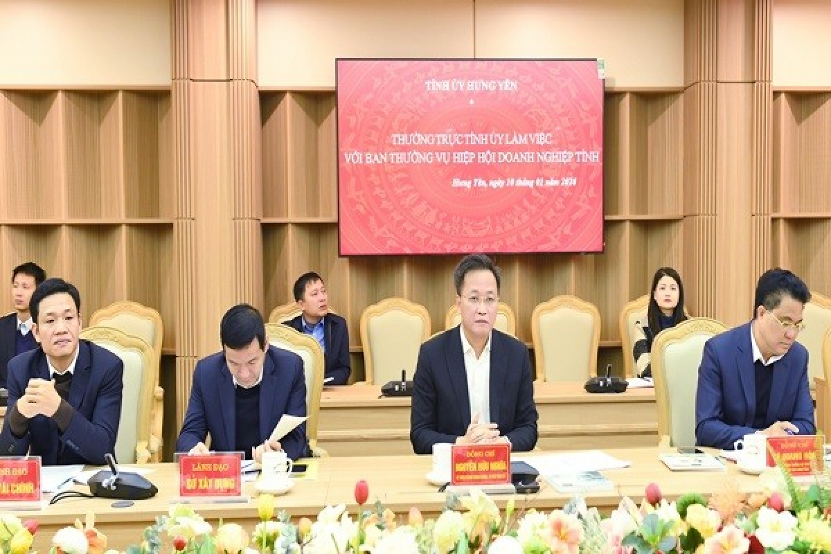 Hiệp hội Doanh nghiệp tỉnh Hưng Yên tiếp tục phát huy tốt vai trò cầu nối giữa doanh nghiệp và chính quyển