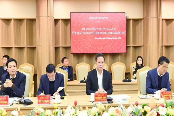 Hiệp hội Doanh nghiệp tỉnh Hưng Yên tiếp tục phát huy tốt vai trò cầu nối giữa doanh nghiệp và chính quyển