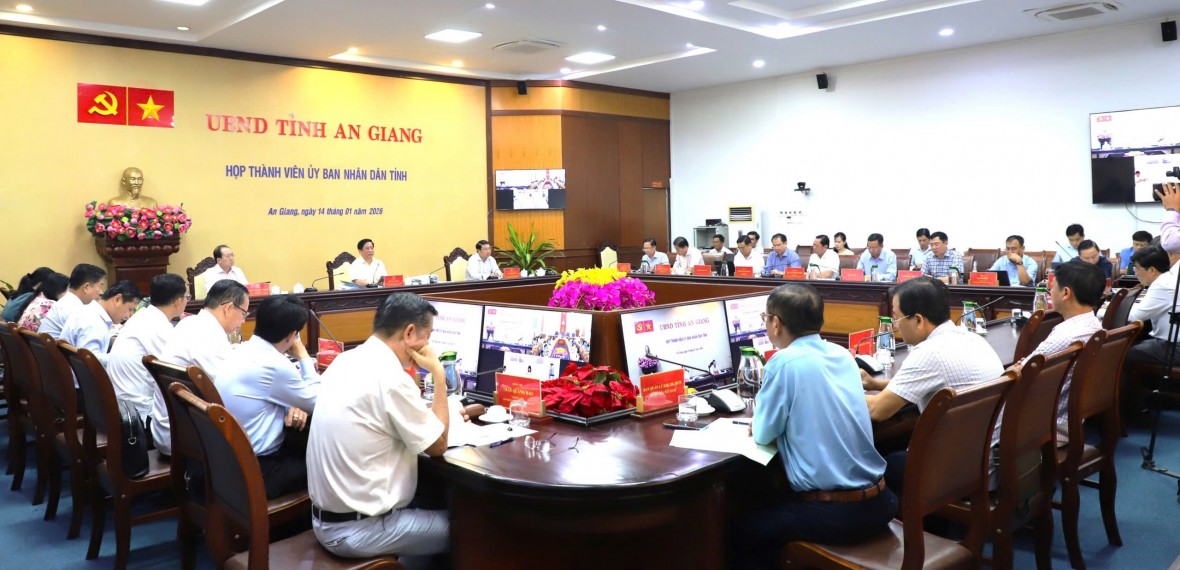 An Giang họp chuyên đề thông qua nhiều nội dung quan trọng về kinh tế - xã hội năm 2026