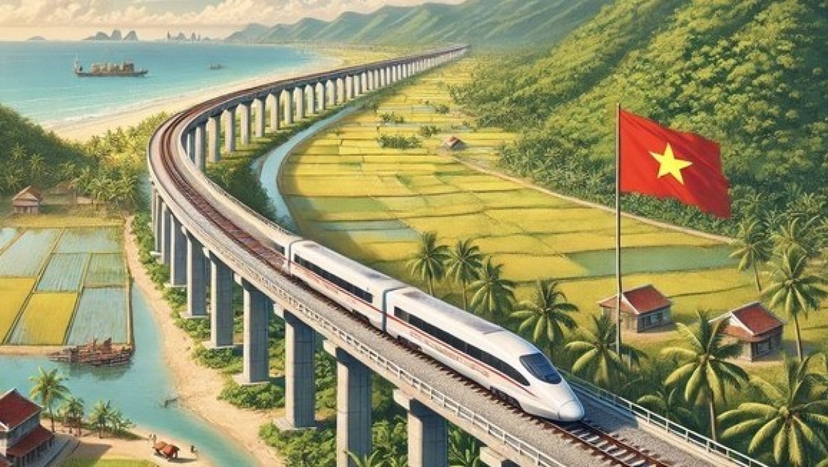 Cuối năm 2026 khởi công Dự án đường sắt tốc độ cao Bắc-Nam