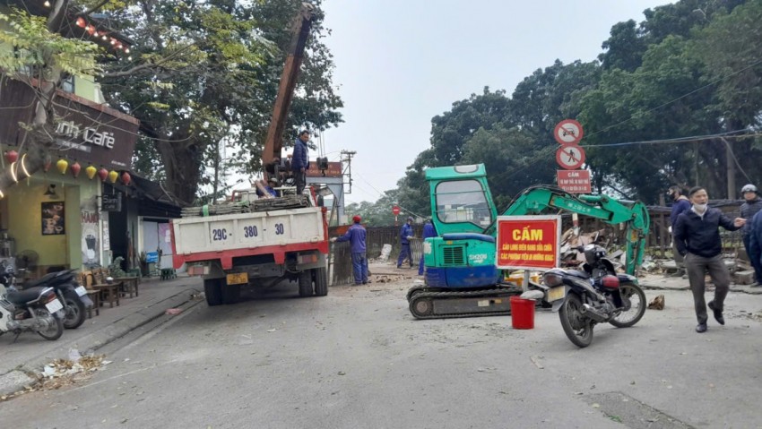 Hình cảnh cầu Long Biên sau 2 tháng sửa chữa