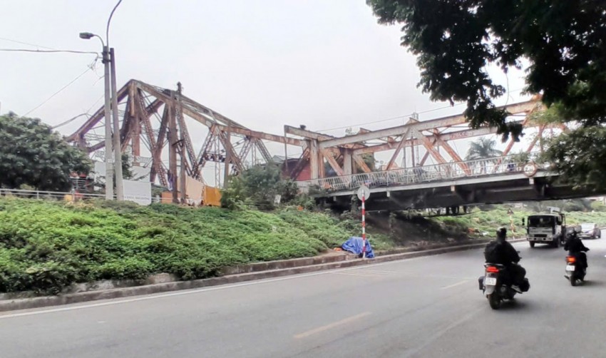 Hình cảnh cầu Long Biên sau 2 tháng sửa chữa