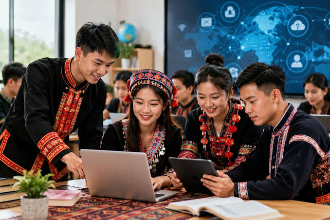 Bộ Giáo dục và Đào tạo sẽ tổ chức Lễ khai giảng Chương trình nâng cao năng lực ứng dụng trí tuệ nhân tạo cho người học dân tộc thiểu số vào ngày 17/10 tại Trường Đại học Đà Lạt. Ngay sau khi phát động đã thu hút hơn 5.400 sinh viên dân tộc thiểu số tham gia học. (Ảnh minh họa: moet.gov.vn)