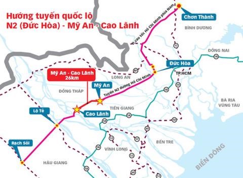 Đồng Tháp phấn đấu khởi công dự án cao tốc Mỹ An - Cao Lãnh giai đoạn 1 trị giá 6.000 tỷ đồng trong tháng 12 - Ảnh 1 Đồng Tháp phấn đấu khởi công dự án cao tốc Mỹ An - Cao Lãnh giai đoạn 1 trị giá 6.000 tỷ đồng trong tháng 12 - Ảnh 1