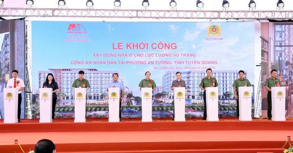 Khởi công Dự án xây dựng nhà ở cho lực lượng vũ trang CAND tại Tuyên Quang