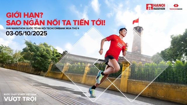 Giải Marathon Quốc tế Hà Nội Techcombank Mùa thứ 4: Kết nối di sản Thủ đô, sức mạnh cộng đồng và khát vọng vượt trội vì một ‘Việt Nam mới’ - Ảnh 1