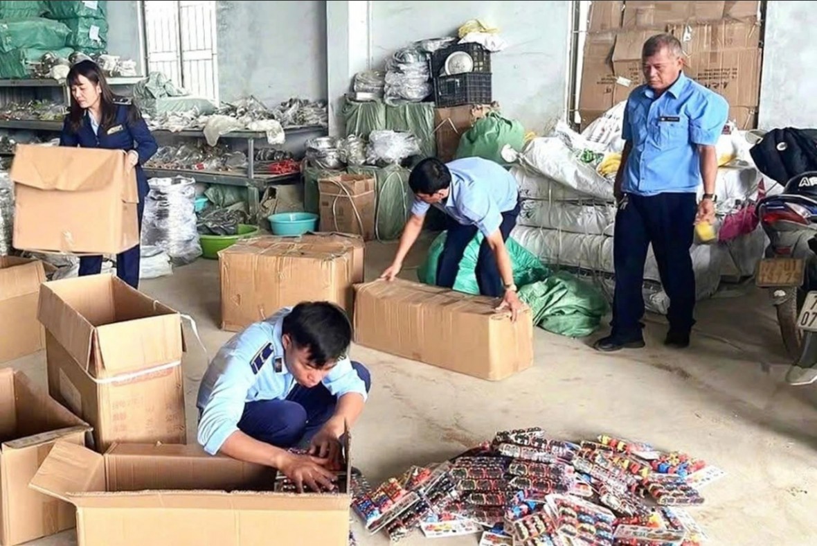 QLTT Gia Lai chặn đứng lô hàng 