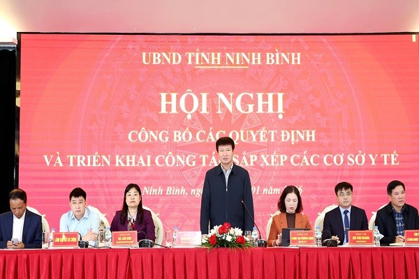 Ninh Bình giải thể 4 Trung tâm Y tế