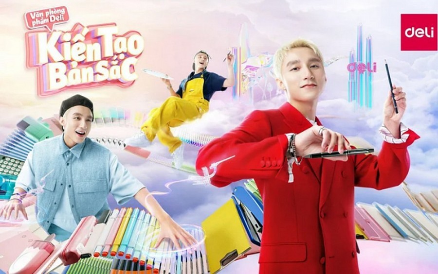 Sơn Tùng M-TP trở thành đại sứ thương hiệu đầu tiên của văn phòng phẩm Deli Sơn Tùng M-TP trở thành đại sứ thương hiệu đầu tiên của văn phòng phẩm Deli