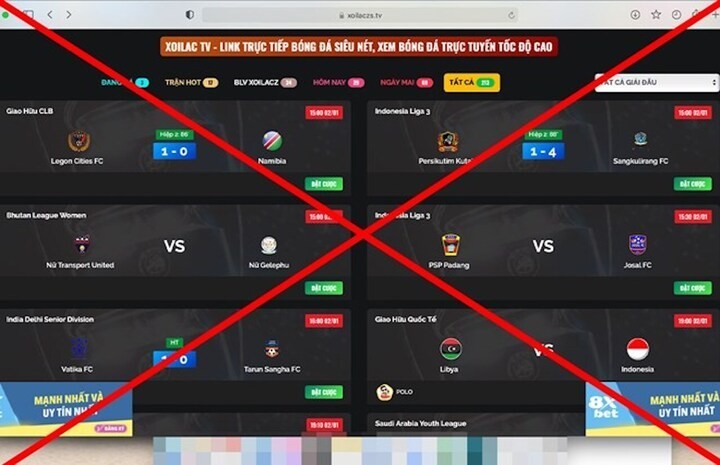 ệ thống “Xôi Lạc TV” hoạt động dưới dạng website phát trực tuyến, phát tán và tiếp sóng trái phép nhiều nội dung thuộc quyền khai thác hợp pháp của các đơn vị sở hữu bản quyền.