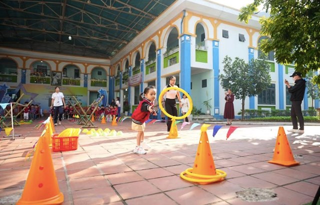 Trường Mầm non Minh Khai lan tỏa mô hình giáo dục toàn diện cho trẻ mầm non - Ảnh 2