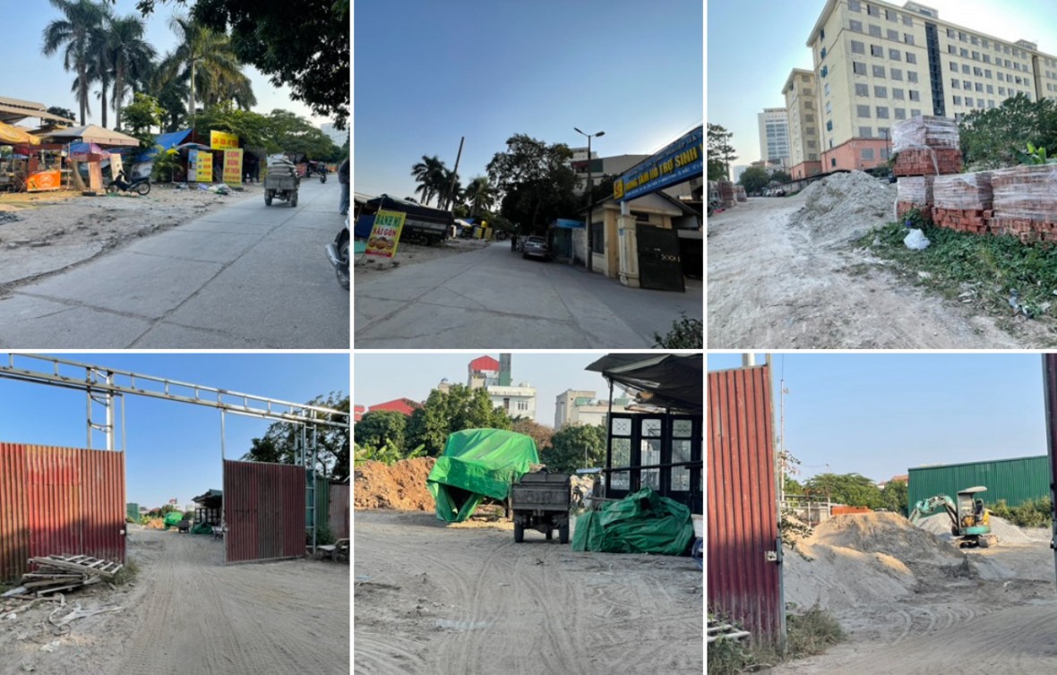 Hà Nội: Bãi tập kết vật liệu trái phép trong khu dân cư gây ô nhiễm môi trường và tiềm ẩn nguy cơ tai nạn giao thông Hà Nội: Bãi tập kết vật liệu trái phép trong khu dân cư gây ô nhiễm môi trường và tiềm ẩn nguy cơ tai nạn giao thông