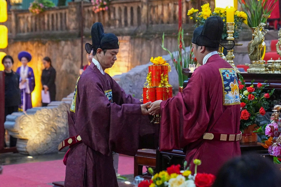 Lễ dâng hương khai xuân Bính Ngọ 2026 tại Hoàng thành Thăng Long