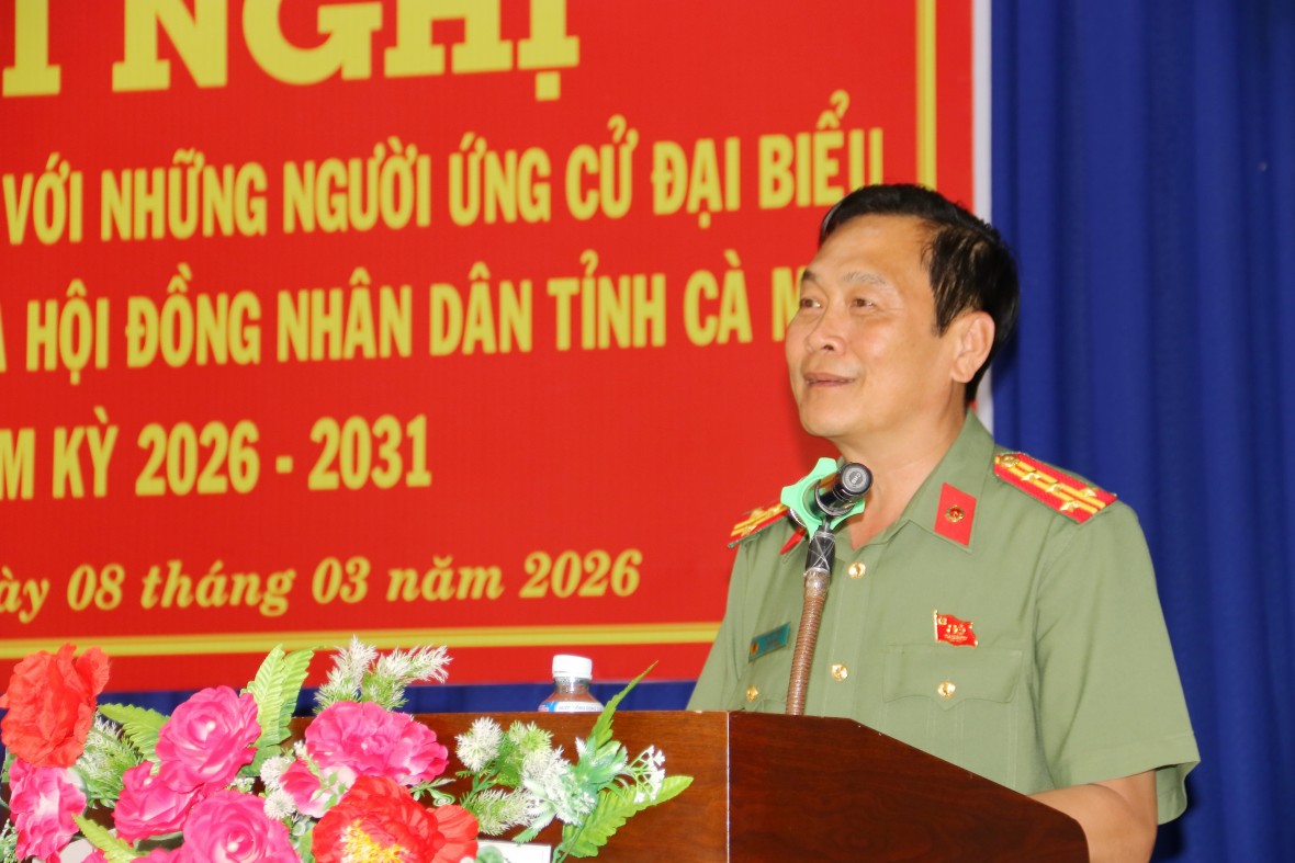 Ứng cử viên ĐBQH khóa XVI cam kết hành động vì sự phát triển của xã Phú Tân, Cà Mau