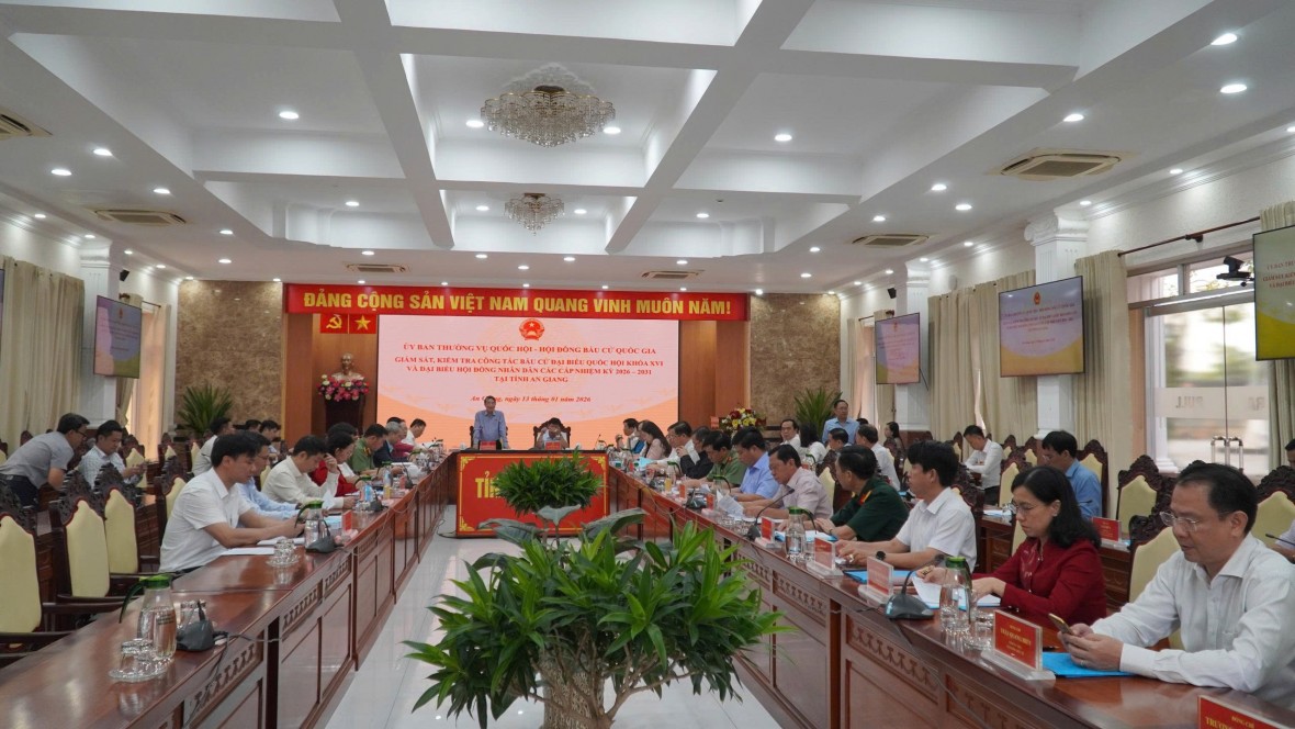An Giang tập trung mọi nguồn lực cho công tác chuẩn bị bầu cử nhiệm kỳ 2026 - 2031 An Giang tập trung mọi nguồn lực cho công tác chuẩn bị bầu cử nhiệm kỳ 2026 - 2031