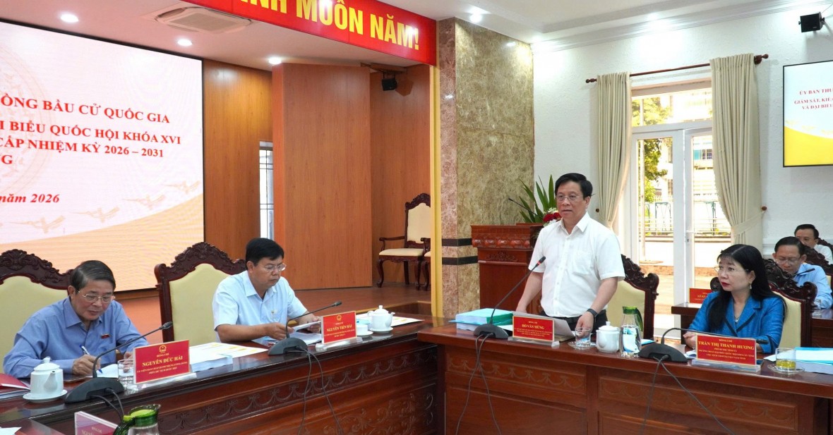 An Giang tập trung mọi nguồn lực cho công tác chuẩn bị bầu cử nhiệm kỳ 2026 - 2031 An Giang tập trung mọi nguồn lực cho công tác chuẩn bị bầu cử nhiệm kỳ 2026 - 2031