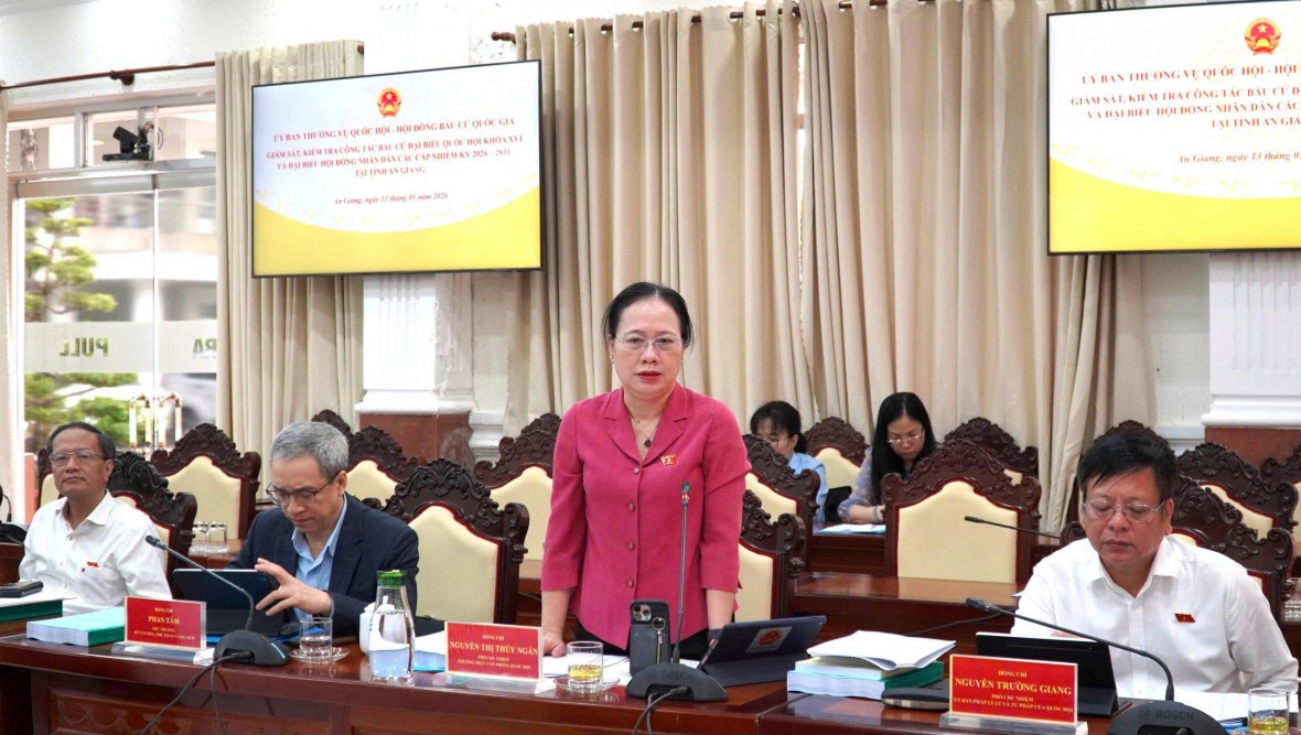 An Giang tập trung mọi nguồn lực cho công tác chuẩn bị bầu cử nhiệm kỳ 2026 - 2031 An Giang tập trung mọi nguồn lực cho công tác chuẩn bị bầu cử nhiệm kỳ 2026 - 2031