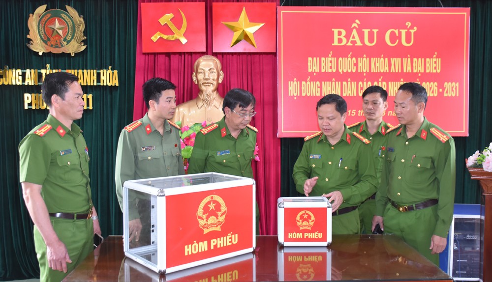 Thanh Hóa sẵn sàng cho bầu cử tại các cơ sở giam giữ Thanh Hóa sẵn sàng cho bầu cử tại các cơ sở giam giữ