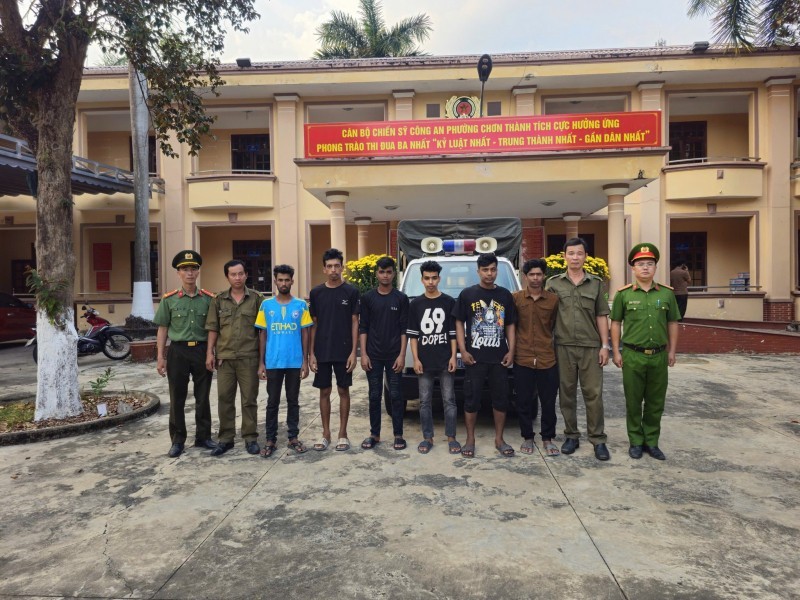 Phát hiện 6 người nước ngoài quốc tịch Bangladesh tại một công trình trong KCN Becamex – Bình Phước.