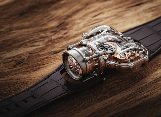 1 trong những sản phẩm thuộc d&ograve;ng Horological Machine của MB&F, sự kh&aacute;c biệt rất lớn trong thế giới đồng hồ đeo tay hiện nay.