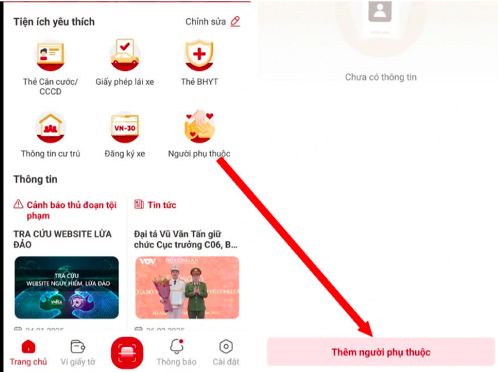 VNeID ngày càng được tích hợp nhiều chức năng hữu ích, giúp phục vụ cho quá trình chuyển đổi số quốc gia (Ảnh: T.T). VNeID ngày càng được tích hợp nhiều chức năng hữu ích, giúp phục vụ cho quá trình chuyển đổi số quốc gia (Ảnh: T.T).