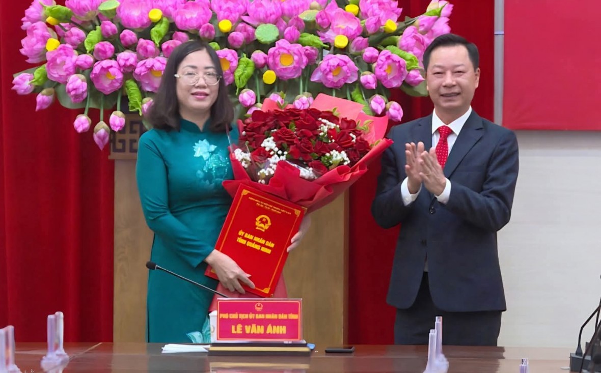 Quảng Ninh bổ nhiệm nữ Giám đốc Sở Tư pháp Quảng Ninh bổ nhiệm nữ Giám đốc Sở Tư pháp