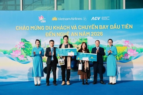 Những vị khách may mắn...