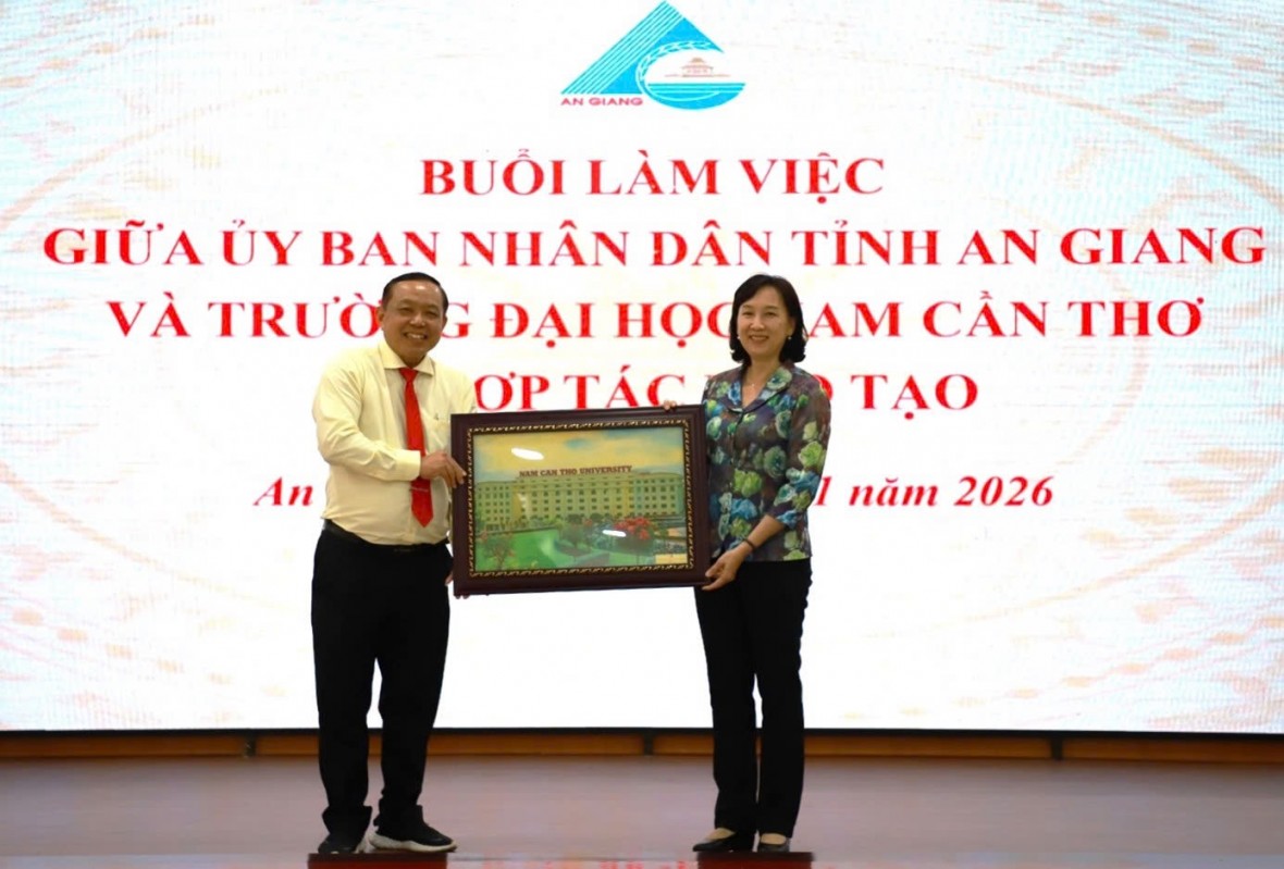 An Giang thúc đẩy hợp tác đào tạo và phát triển nguồn nhân lực với Trường Đại học Nam Cần Thơ