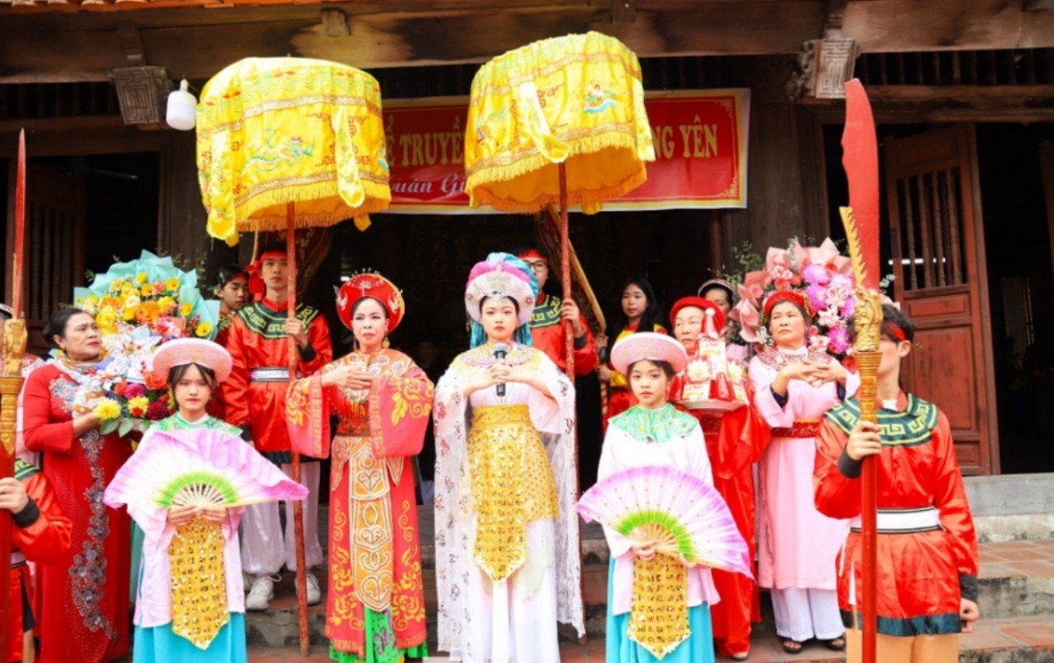 Nét văn hóa đặc sắc của Lễ hội Kén rể Đường Yên