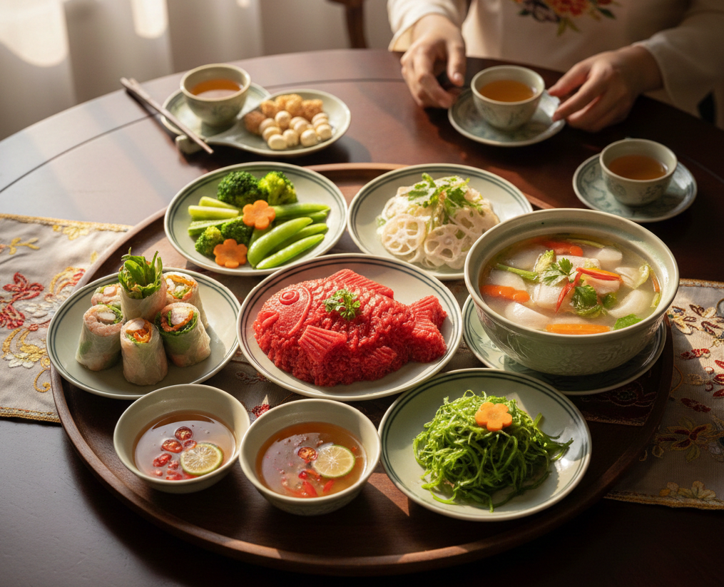 Mâm thanh ngày xuân: Nét đẹp văn hóa và phong vị thanh tao của người Việt