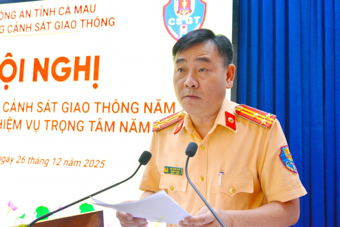 Công an Cà Mau phát huy “mắt thần” camera, đẩy mạnh chuyển đổi số bảo đảm TTATGT dịp cuối năm