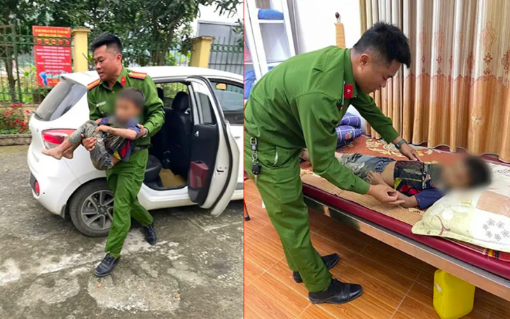 Phó trưởng Công an xã ở Lào Cai kịp thời cứu bé 6 tuổi ngã xuống suối Phó trưởng Công an xã ở Lào Cai kịp thời cứu bé 6 tuổi ngã xuống suối