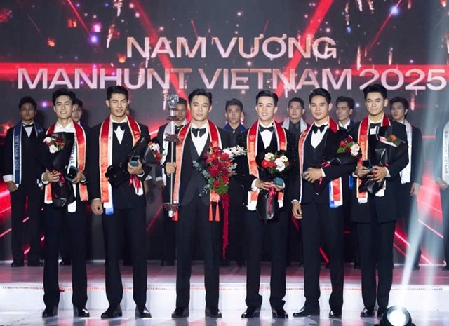 Top 6 cuộc thi Manhunt Vietnam 2025.