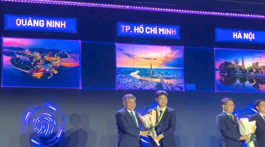 Đại diện TP Quảng Ninh tại Lễ công bố kết quả PII năm 2026.