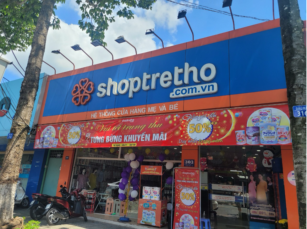  Cửa hàng thuộc hệ thống siêu thị Mẹ và Bé Shop Trẻ Thơ tại Tp Mỹ Tho, kinh doanh một số mặt hàng không đúng quy định được phóng viên Tạp chí CHG ghi nhận.
