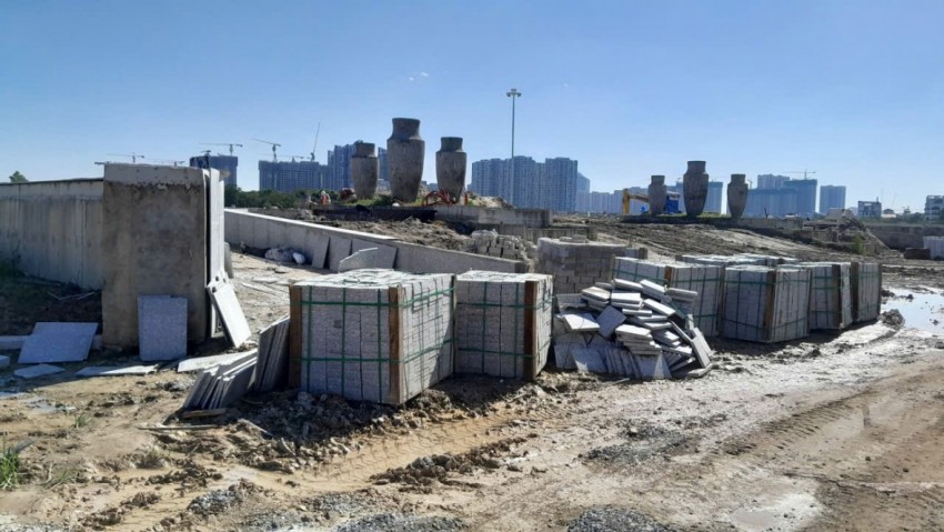 Cận cảnh Công viên Gia Lâm tăng tốc về đích trước tết Nguyên đán