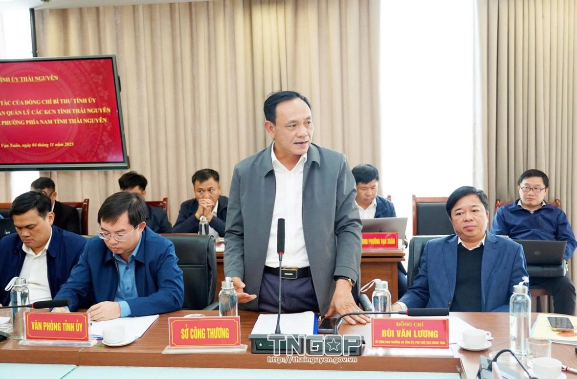 Thái Nguyên: Phát triển khu vực phía Nam trở thành vùng công nghiệp, dịch vụ, đô thị trọng điểm Thái Nguyên: Phát triển khu vực phía Nam trở thành vùng công nghiệp, dịch vụ, đô thị trọng điểm