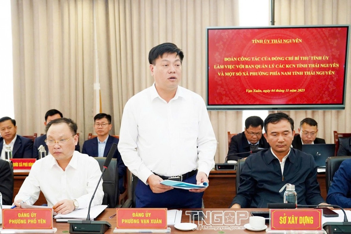 Thái Nguyên: Phát triển khu vực phía Nam trở thành vùng công nghiệp, dịch vụ, đô thị trọng điểm Thái Nguyên: Phát triển khu vực phía Nam trở thành vùng công nghiệp, dịch vụ, đô thị trọng điểm